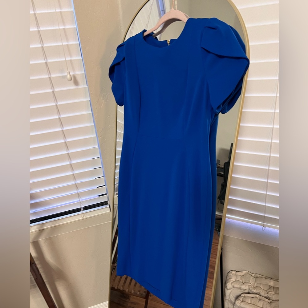 Calvin Klein royal blue dress